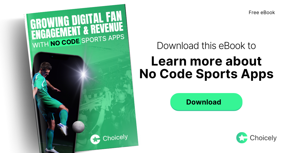 Website CTA - No Code Sports Apps